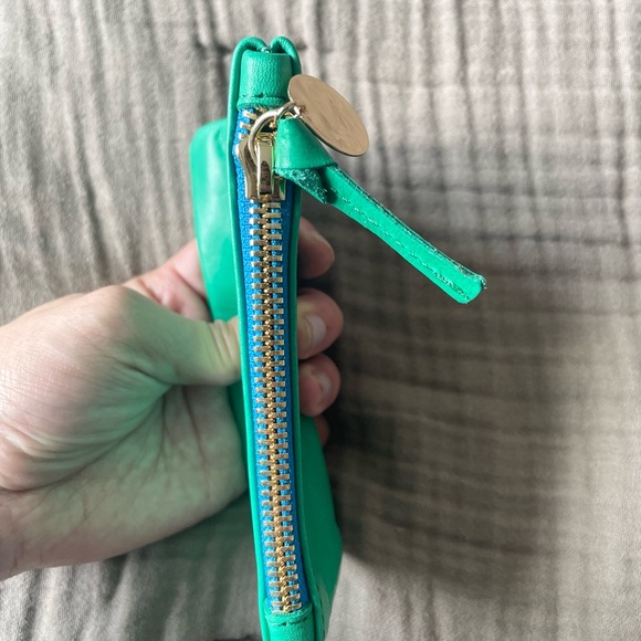 Clare V Green Leather Coin Pouch - Picture 3 of 6
